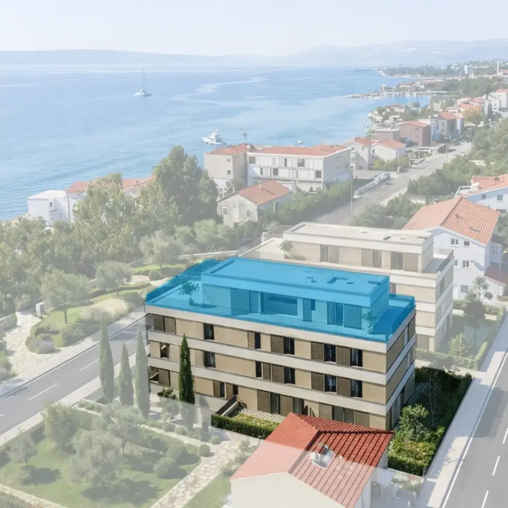 Luksuzni penthouse · Dvosobni apartman kao apartman za odmor ili investicijska nekretnina uz more – Kaštel Sućurac ES8