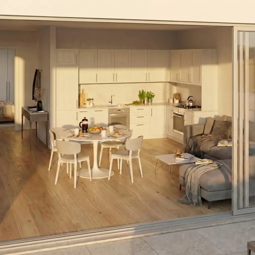 Eigentumswohnung mit Garten · Zwei-Zimmer-Wohnung als Ferienwohnung oder Kapitalanlage direkt am Meer – Kaštel Sućurac ES1