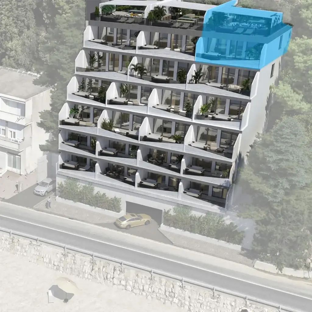 Luksuzni penthouse prvi red do mora – Krilo Jesenice S403