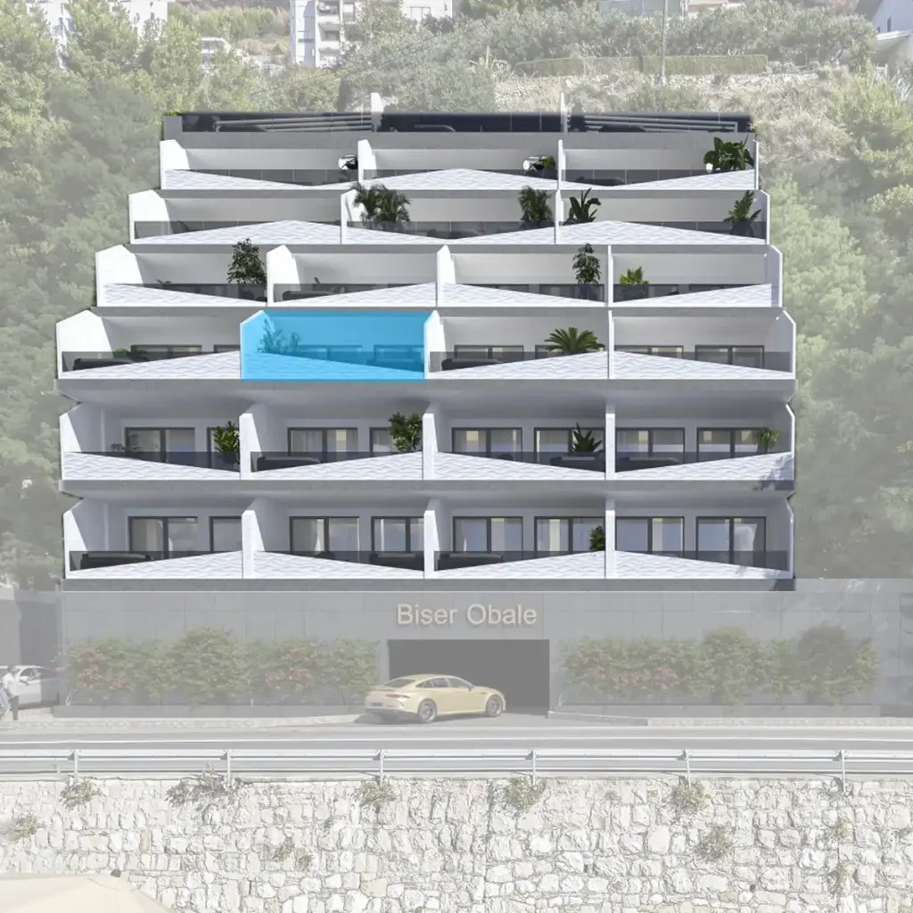 Biser Obale – Luxury One-Bedroom apartment first row to the sea – BO-S102