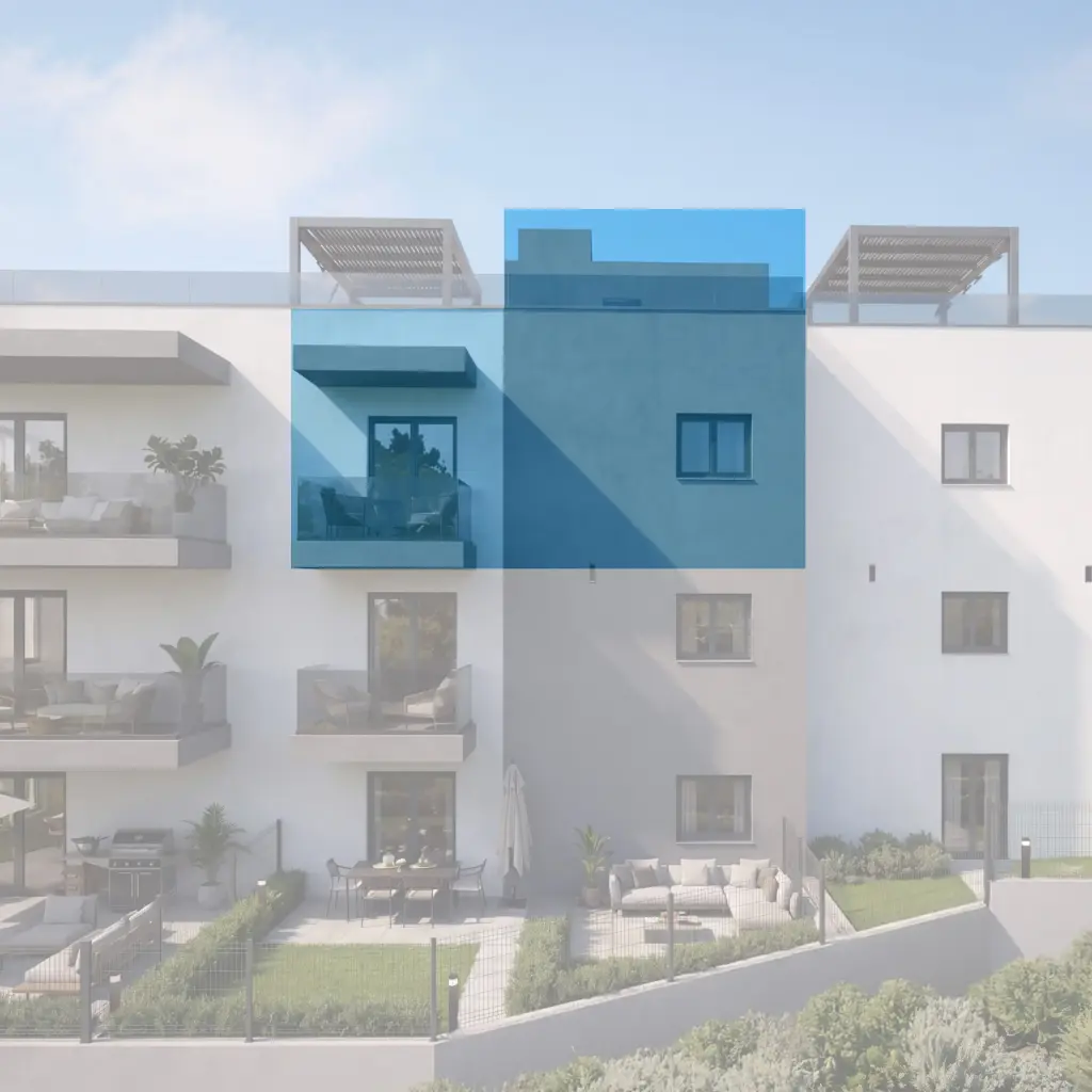 Zwei-Zimmer-Wohnung mit Balkon - Split - S8