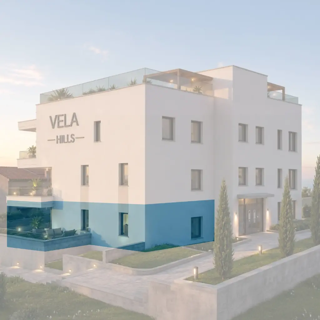 Vela Hills – One Bedroom apartment with a garden – VH-EA1
