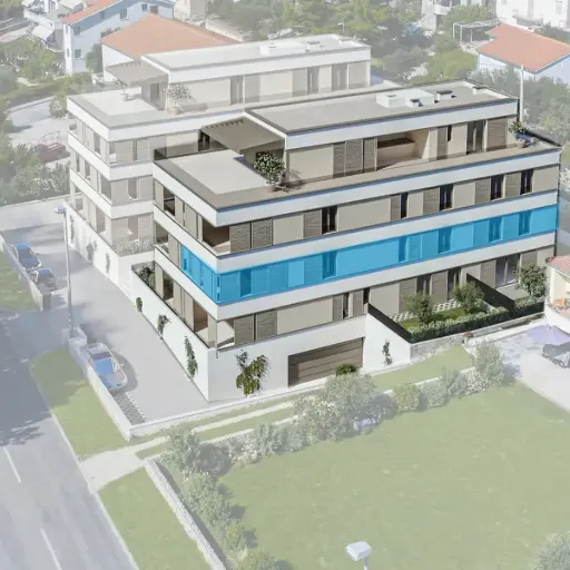 Trosoban stan s lođom prvi red do mora – Kaštel Sućurac – ES5