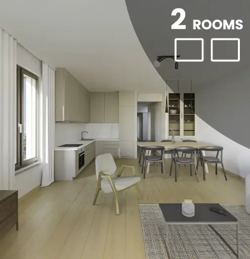 Apartman u vlasništvu s vrtom · Dvosoban stan kao kuća za odmor ili investicijska nekretnina direktno na moru – Kaštel Sućurac WS2