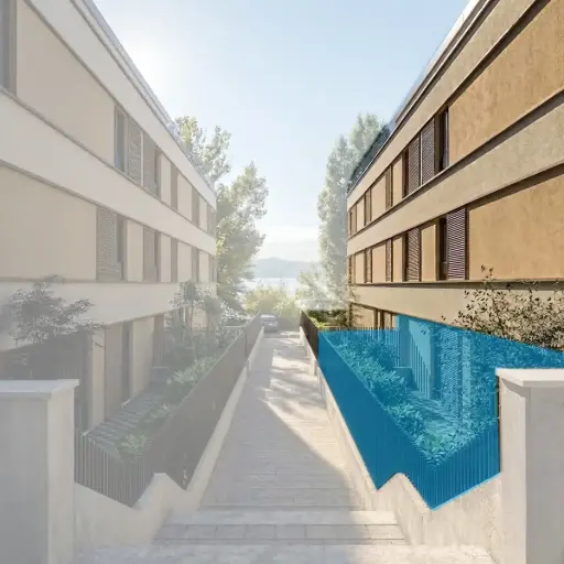 Dreizimmer-Ferienwohnung direkt am Meer mit Garten – Kaštel Sućurac - WS2