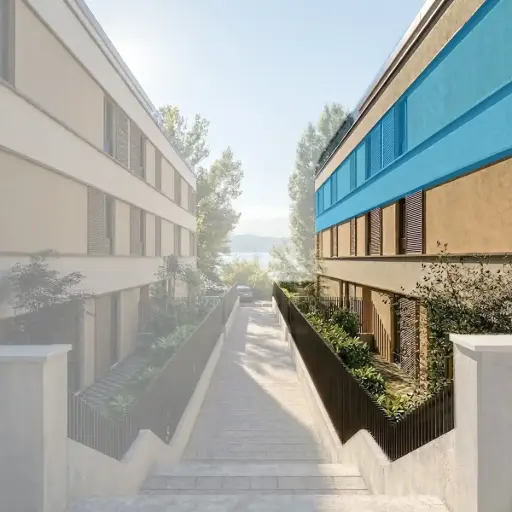 Vierzimmerwohnung direkt am Meer mit Loggia – Kaštel Sućurac – WS7
