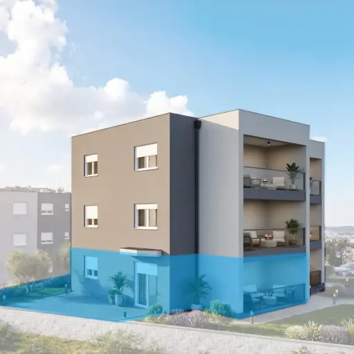 Apartment · Two Bedroom apartment as a holiday home or investment property directly by the sea – Rogoznica Bp