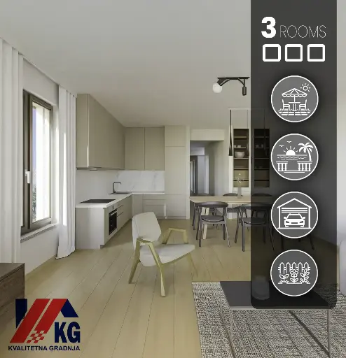 Apartment · Two Bedroom apartment as a holiday home or investment property directly by the sea – Rogoznica B2