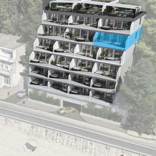 Luksuzni dvosoban stan prvi red do mora – Krilo Jesenice S303
